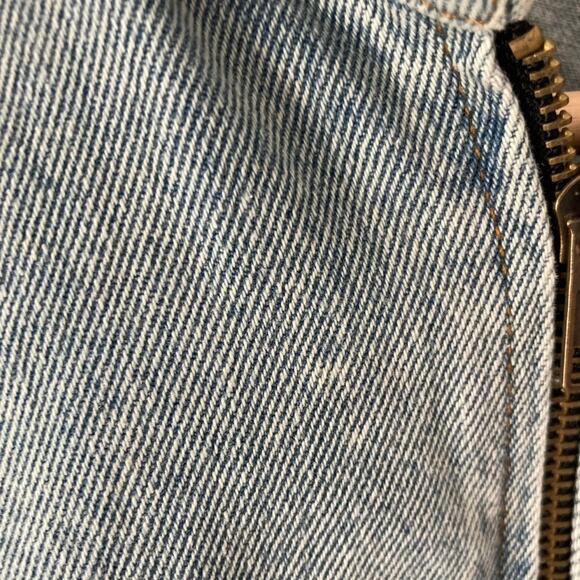 Whiteroom + Cactus Denim Zipper Mini Dress - Medium - Picture 4 of 8